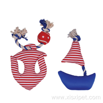 Factory direct wholesale Sailing boat dog toy/pet toy